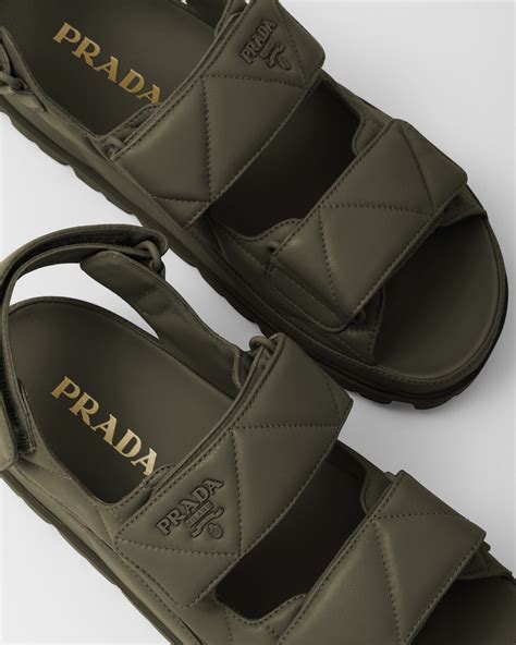 sandali prada estate 2022|prada leather sandals.